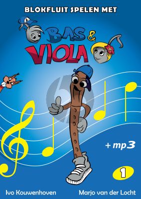 Blokfluit Spelen met Bas en Viola (Boek met Mp3)