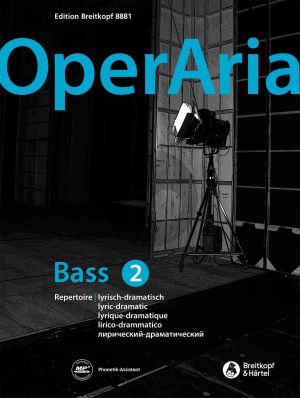 OperAria Vol.2 Lyric-dramatic Bass (Book with CD and MP3) (edited by Peter Anton Ling)