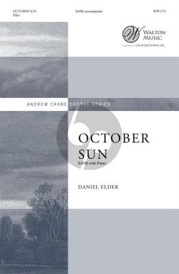 Elder October Sun SATB-Piano