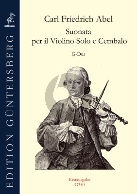 Abel Suonate G Dur per il Violino Solo e Cembalo (Erstausgabe)