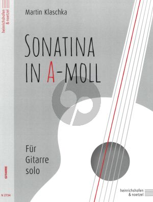 Klaschka Sonatina in a-moll Gitarre Solo