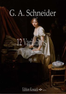 Schneider 12 Variations Opus 44 für Flöte