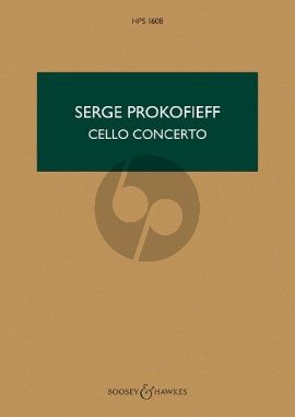Prokofieff Concerto e-minor Op. 85 Violoncello and Orchestra (Study Score)