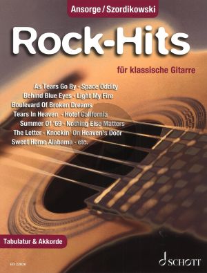 Rock-Hits fur Klassische Gitarre