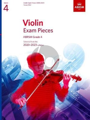 Album Violin Exam Pieces 2020-2023, ABRSM Grade 4 Violin and Piano