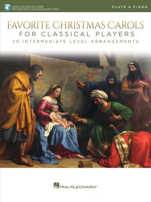 Favorite Christmas Carols for Classical Players for Flute and Piano (Book with Audio online)