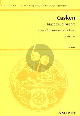 Casken Madonna of Silence for trombone and orchestra (Study Score)