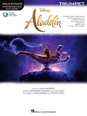Menken Aladdin for Trumpet (Instrumental Play-Along) (Book with Audio online)