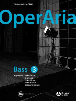 OperAria Bass Vol. 3 dramatic (Book with CD and MP3) (edited by Peter Anton Ling)