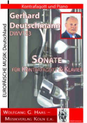 Deutschmann Sonate DWV133 für Kontrafagott und Klavier