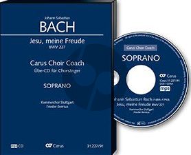 Bach Jesu meine Freude BWV 227 Singstimmen (SSATB) und Instrumente (Bass Chorstimme) (Carus Choir Coach)