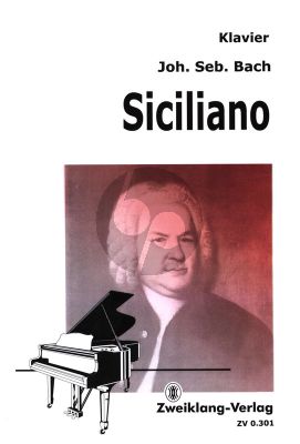 Siciliano aus BWV 1031 fur Klavier