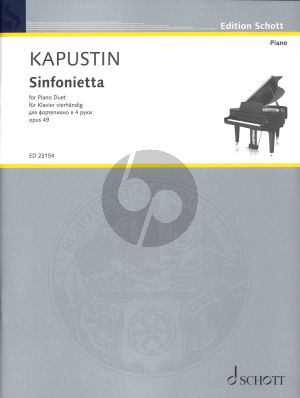 Kapustin Sinfonietta Op.49 Klavier 4-handig