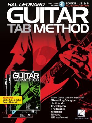 Hal Leonard Guitar Tab Method Books 1, 2 & 3 All-in-One Edition! (Book with Audio online)