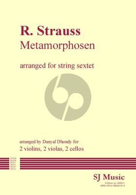 Strauss Metamorphosen 2 Violins-2 Violas and 2 Violoncellos (Parts) (transcr. by Danyal Dhondy)