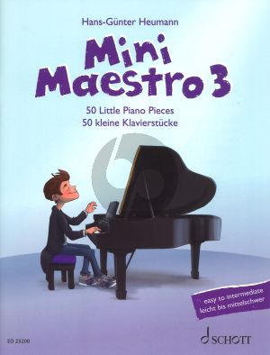 Mini Maestro 3 50 little Piano Pieces (From Baroque to Modern Music for Concerts - Lessons and Exams) (editor H.G. Heumann)