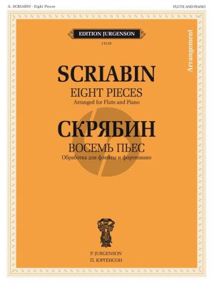 Scriabin 8 Pieces Flute and Piano (Arr. B. Bekhterev)