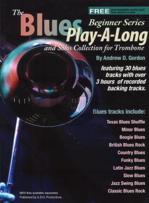 Blues Play-A-Long and Solos Collection for Trombone Beginner Series Book with Mp3 files