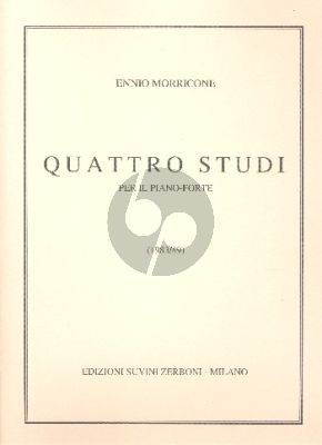 Morricone 4 Studi per Pianoforte