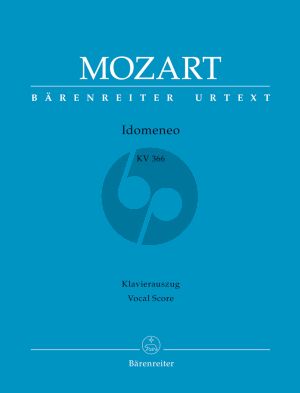 Mozart Idomeneo KV 366 Vocal Score (ital./germ.) (Hardcover) (edited Daniel Heartz)