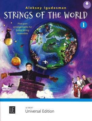 Igudesman Strings of the World Score and Download Material (Five-part arrangements for junior string ensemble)