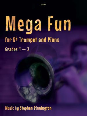 Binnington Mega-Fun - 6 Original Easy Pieces for Trumpet in Bb and Piano (Grades 1 -2)