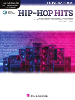 Hip-Hop Hits Instrumental Play-Along for Tenor Saxophone (Book with Audio online)