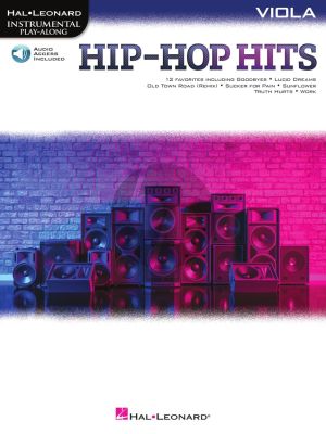 Hip-Hop Hits Instrumental Play-Along for Viola (Book with Audio online)