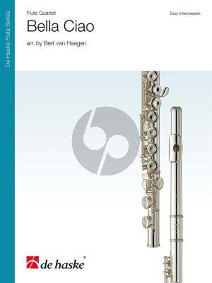 Bella Ciao 4 Flutes (Score/Parts) (arr. Bert van Hagen)