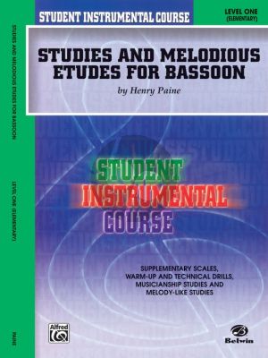 Paine Studies and Melodious Etudes for Bassoon Level One