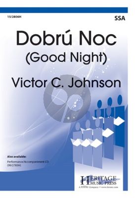 Johnson Dobru Noc (Good Night) SSA and Piano and Violin