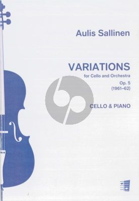 Sallinen Variations Op. 5 Cello and Orchestra (piano reduction)