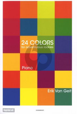 Van Geit 24 Colors for Piano Solo for Adventurous Rookies