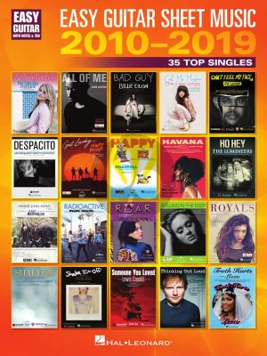 Easy Guitar Sheet Music 2010-2019