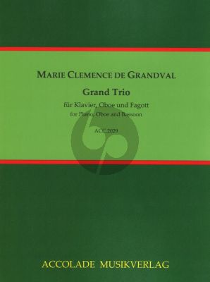 Grandval Grand Trio Oboe, Fagott und Klavier Partitur und Stimmen