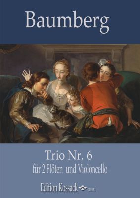 Baumberg Trio Op.1 No.6 2 Flöten-Violoncello[Fagott) (Part./Stimmen)