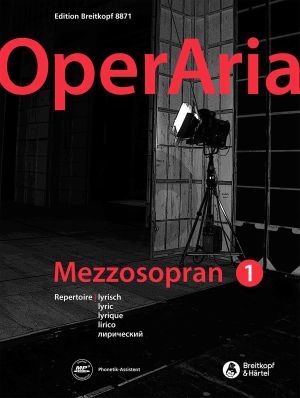 OperAria Mezzo Soprano Vol.1 Lyric Repertoire (edited by Peter Anton Ling and Marina Sandel) (germ./engl.)