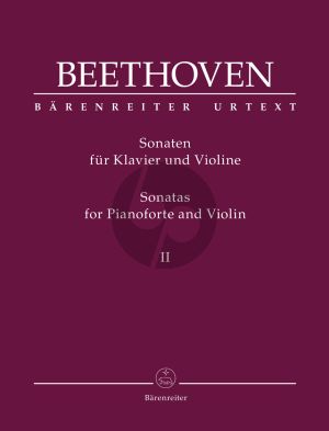 Beethoven Sonatas Vol. 2 Violin and Piano (edited by Clive Brown)