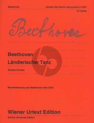 Beethoven Landlerischer Tanz fur Klavier (Edited Jochen Reutter - Fingersatze Doigte de Nils Franke)