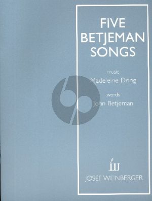 Dring 5 Betjeman Songs for Voice and Piano