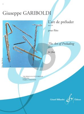 Gariboldi L’ art de preluder du flutiste Op.149 Flute