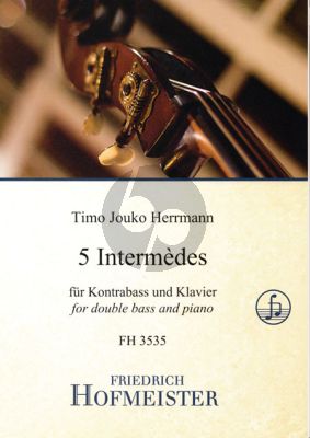 Herrmann 5 Intermèdes Kontrabass und Klavier