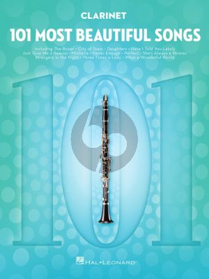 101 Most Beautiful Songs for Clarinet