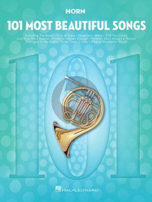 101 Most Beautiful Songs for Horn