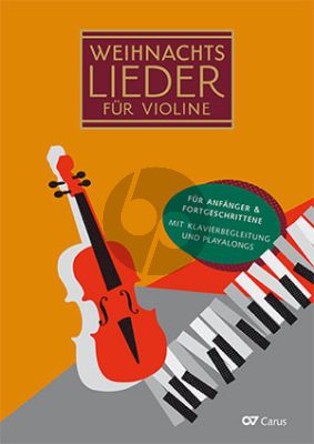 Weihnachtslieder für Violine 1 - 3 Violinen und Klavier