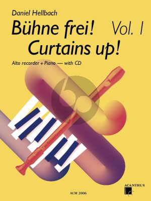 Hellbach Curtains UP! Vol.1 for Treble Recorder and Piano Bk-CD