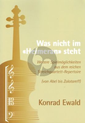 Ewald Was nicht im "Heimeran" steht (von Abel bis Zolotareff)