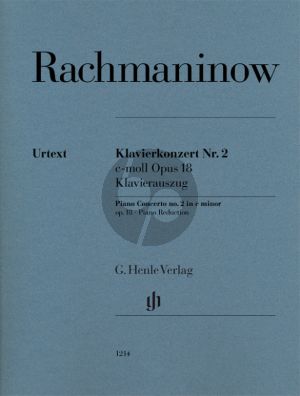 Rachmaninoff Klavierkonzert Nr. 2 c-moll op. 18 Ausgabe 2 Klaviere (Dominik Rahmer (Herausgeber) Johannes Umbreit (Klavierauszug) Marc-André Hamelin (Fingersatz)) (Henle-Urtext)