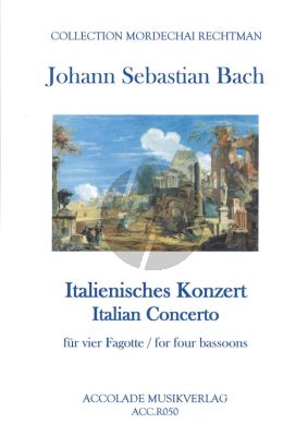 Bach Italienisches Konzert BWV 971 for 4 Fagotte (Part./Stimmen)