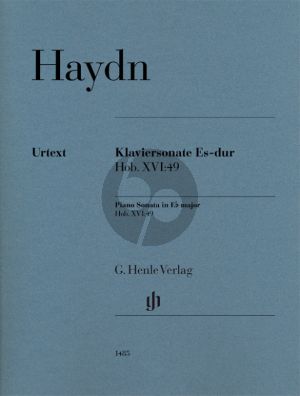 Haydn Sonata E-flat major Hob. XVI:49 Piano solo (edited by Georg Feder)